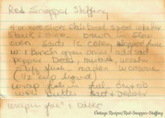 Red Snapper Stuffing - vintage.recipes