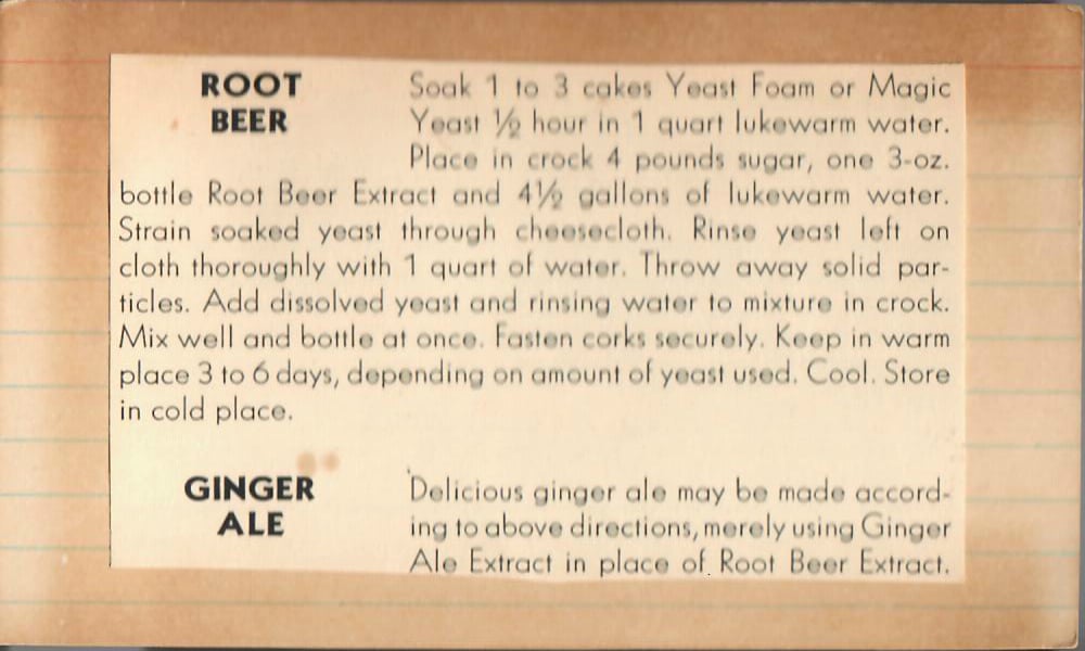 Root Beer ~ Ginger Ale