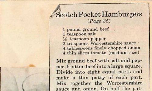 Scotch Pocket Hamburgers