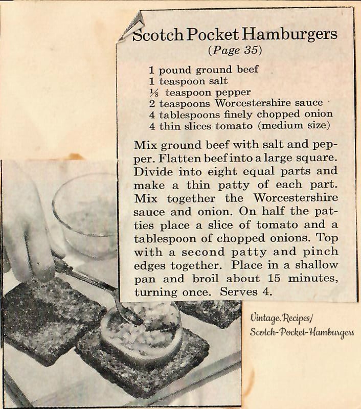 Scotch Pocket Hamburgers