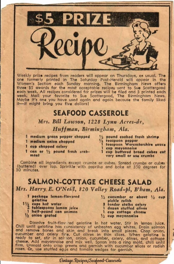 Seafood Casserole