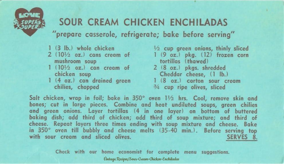 Sour Cream Chicken Casserole