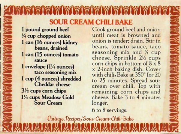 Sour Cream Chili Bake