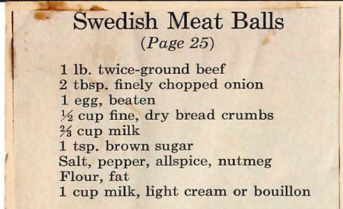 Swedish Meat Balls
