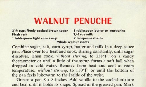 Walnut Penuche