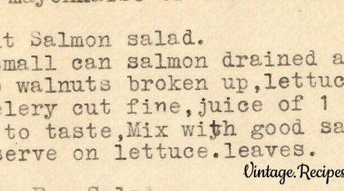 Walnut Salmon Salad
