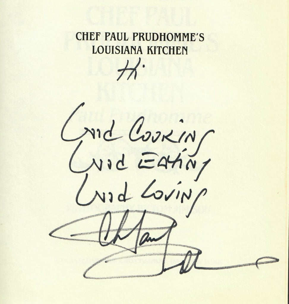 New Orleans) Paul Prudhomme. K-Paul's Louisiana Cajun Magic