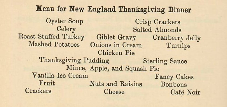 A Vintage Thanksgiving Menu From '70s Gourmet