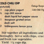 Cold Chili Dip