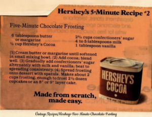 Hershey's Five Minute Frosting