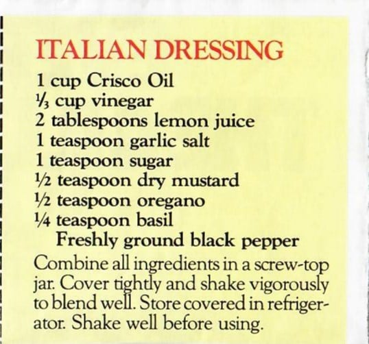 Italian Dressing