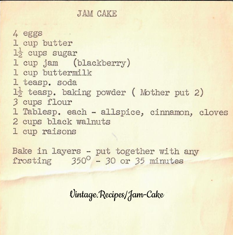 Jam Cake