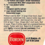 Borden's Easy Peanut Butter Cookies