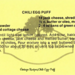 Chili Egg Puff